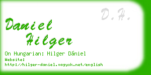 daniel hilger business card
